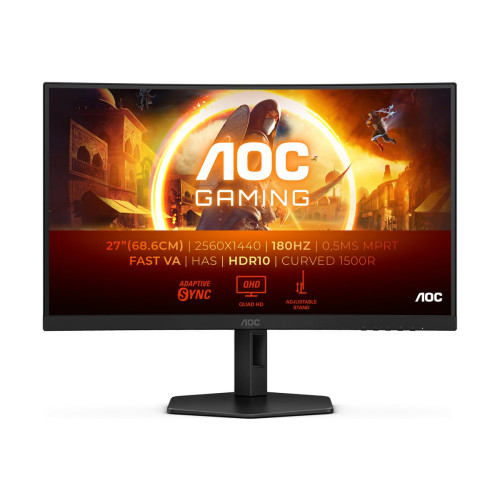 AOC AOC Gaming CQ27G4X - G4 Series - LED-skärm - böjd - QHD - 27" - HDR