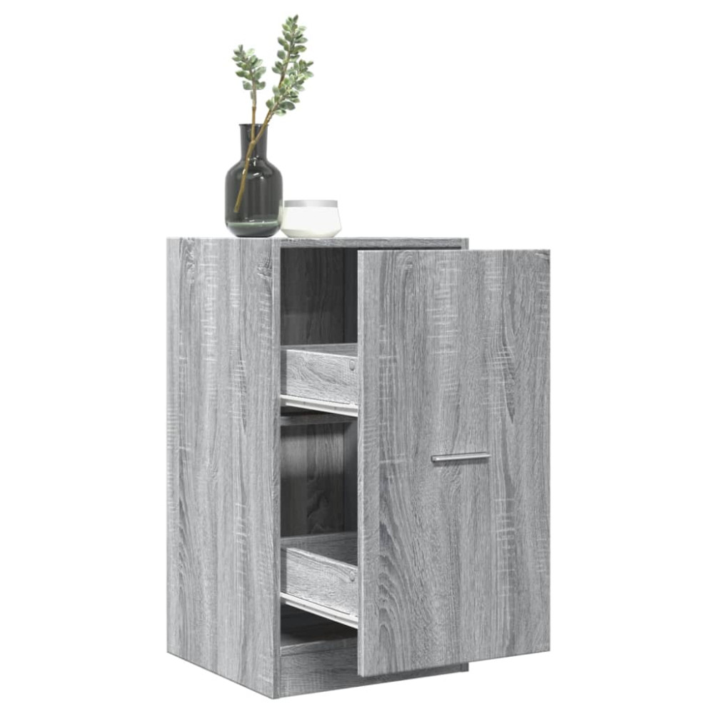 Produktbild för Apoteksskåp grå sonoma 40x41x77,5 cm konstruerat trä