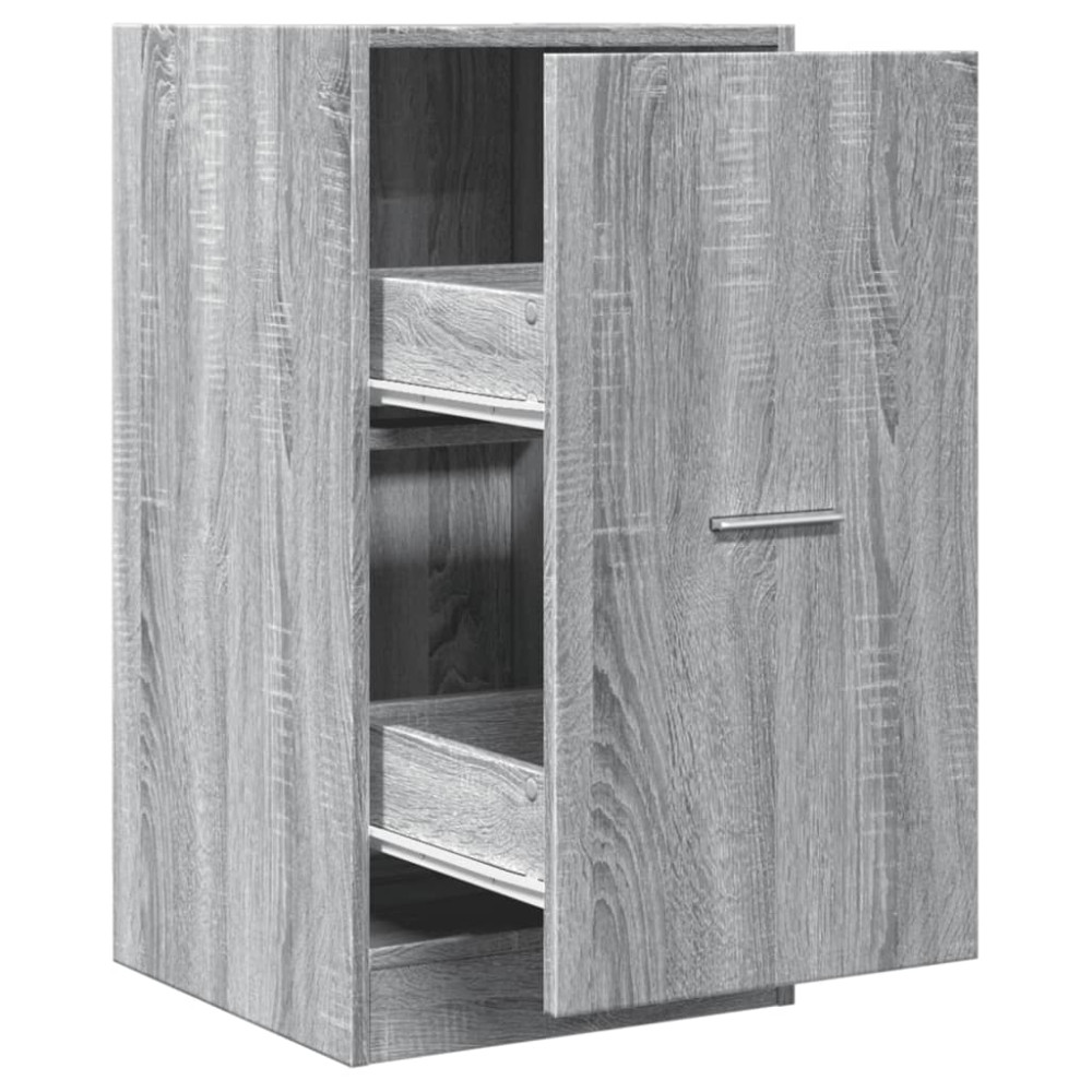 Produktbild för Apoteksskåp grå sonoma 40x41x77,5 cm konstruerat trä