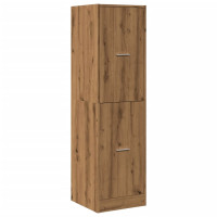 Produktbild för Apoteksskåp ek 40x41x144,5 cm konstruerat trä