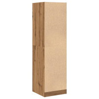 Produktbild för Apoteksskåp ek 40x41x144,5 cm konstruerat trä