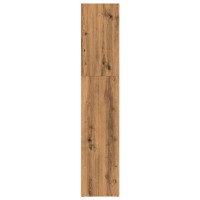 Produktbild för Bokhylla ek 80x30x152 cm konstruerat trä