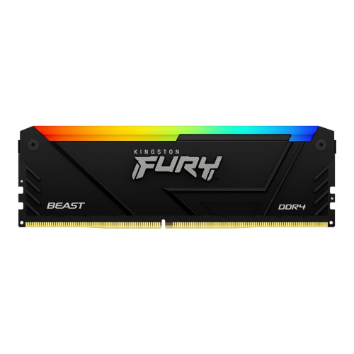 Kingston Technology Kingston FURY Beast RGB - DDR4 - modul - 8 GB - DIMM 288-pin - 3200 MHz / PC4-25600 - ej buffrad