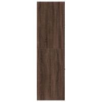 Produktbild för Apoteksskåp brun ek 40x41x144,5 cm konstruerat trä