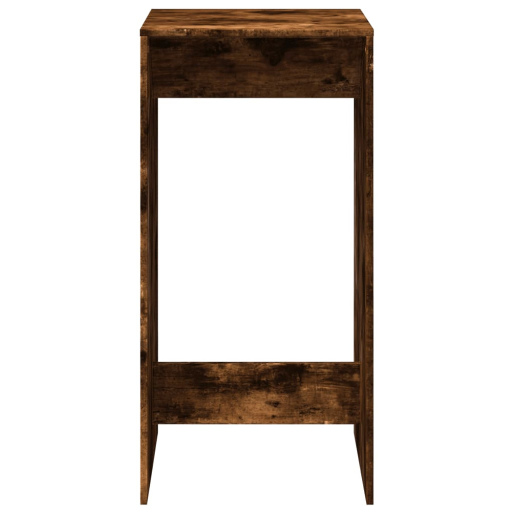 Produktbild för Barbord rökfärgad ek 51x50x103,5 cm konstruerat trä