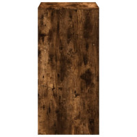 Produktbild för Barbord rökfärgad ek 51x50x103,5 cm konstruerat trä