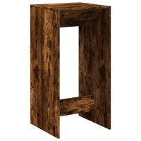 Produktbild för Barbord rökfärgad ek 51x50x103,5 cm konstruerat trä