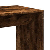 Produktbild för Barbord rökfärgad ek 51x50x103,5 cm konstruerat trä