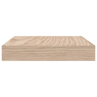 Produktbild för Svävande hylla 60x23,5x4 cm konstruerat trä