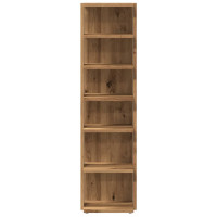 Produktbild för Skoskåp ek 28x27x102 cm konstruerat trä