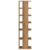 Produktbild för Skoskåp ek 28x27x102 cm konstruerat trä