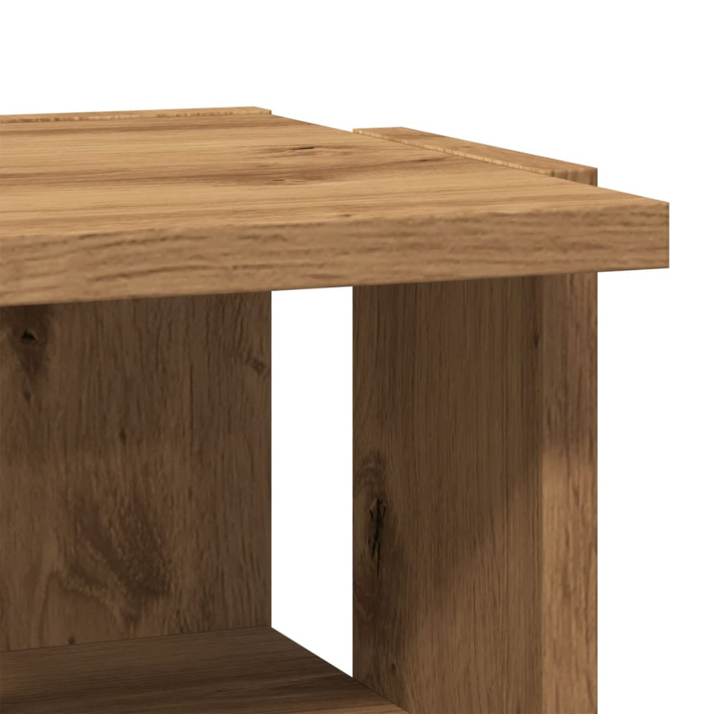 Produktbild för Skoskåp ek 28x27x102 cm konstruerat trä