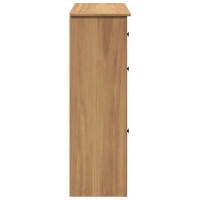 Produktbild för Skoskåp PANAMA 80x35x105 cm massiv furu