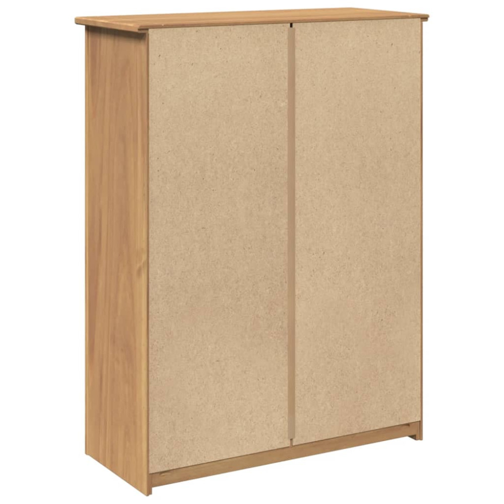 Produktbild för Skoskåp PANAMA 80x35x105 cm massiv furu
