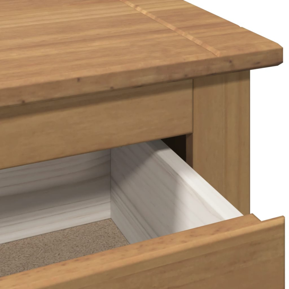 Produktbild för Skoskåp PANAMA 80x35x105 cm massiv furu