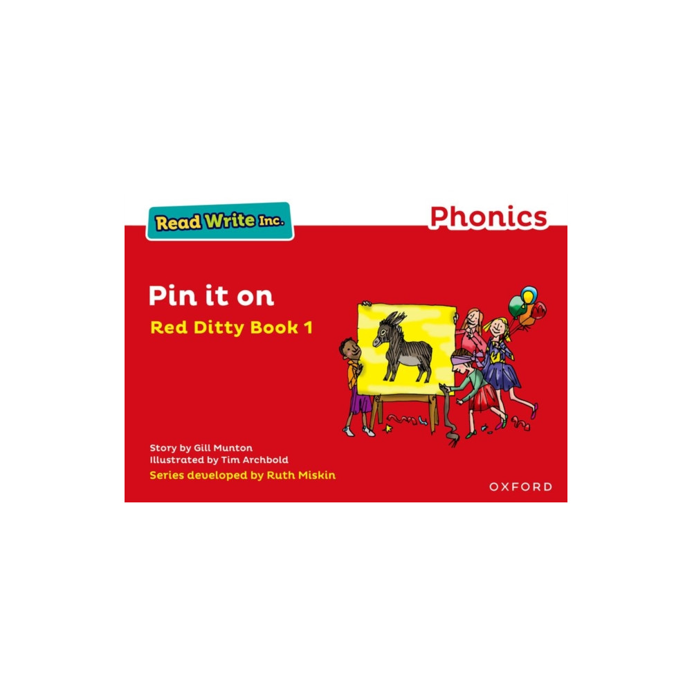 Produktbild för Read Write Inc. Phonics: Pin It On (Red Ditty Book 1) (häftad, eng)