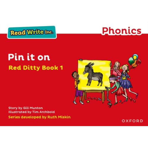 Oxford University Press Read Write Inc. Phonics: Pin It On (Red Ditty Book 1) (häftad, eng)