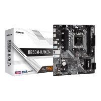 Produktbild för ASRock B650M-H/M.2+ - moderkort - micro ATX - Socket AM5 - AMD B650