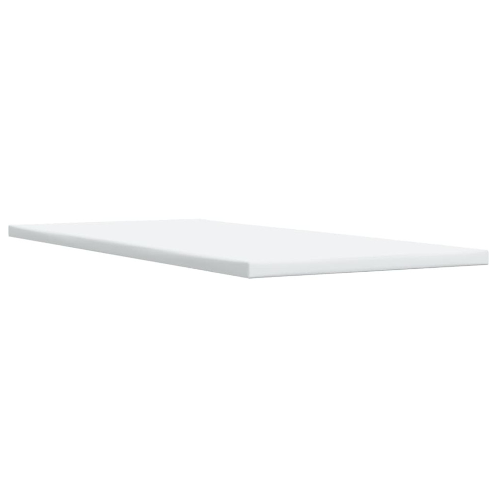 Produktbild för Ramsäng med madrass ljusgrå 90x190 cm tyg