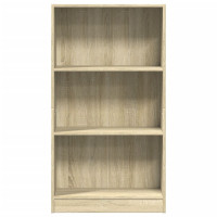Produktbild för Bokhylla sonoma-ek 60x24x109 cm konstruerat trä