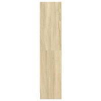 Produktbild för Bokhylla sonoma-ek 60x24x109 cm konstruerat trä