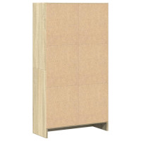 Produktbild för Bokhylla sonoma-ek 60x24x109 cm konstruerat trä