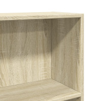 Produktbild för Bokhylla sonoma-ek 60x24x109 cm konstruerat trä