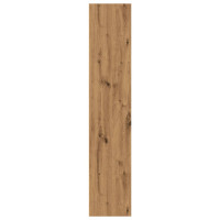 Produktbild för Bokhylla ek 60x30x152 cm konstruerat trä