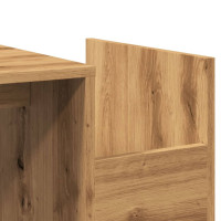 Produktbild för Soffbord artisian ek 90x45x35 cm konstruerat trä