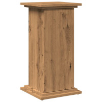 Produktbild för Piedestal med förvaring ek 31x30x60 cm konstruerat trä
