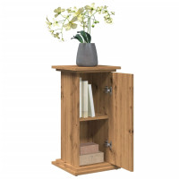 Produktbild för Piedestal med förvaring ek 31x30x60 cm konstruerat trä