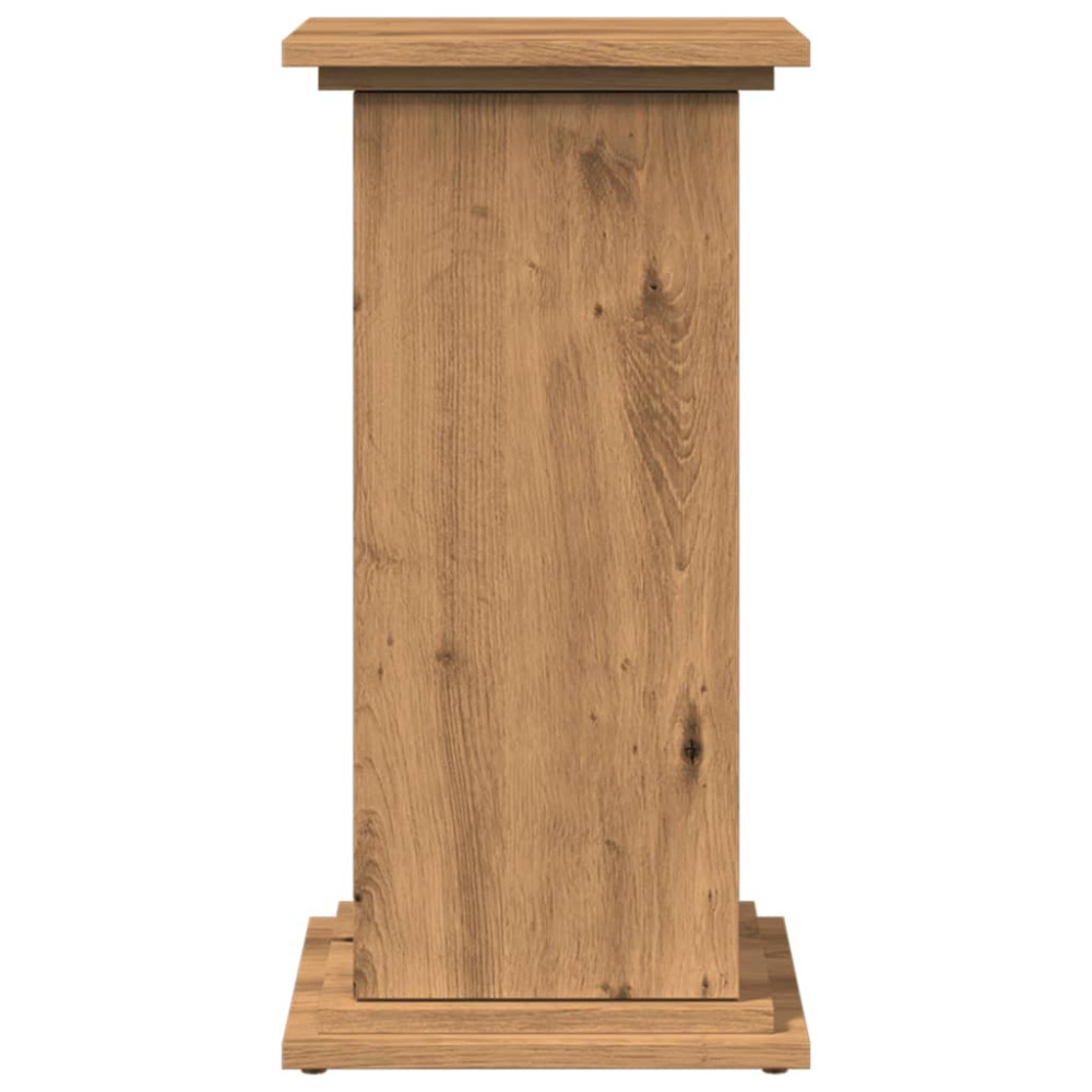 Produktbild för Piedestal med förvaring ek 31x30x60 cm konstruerat trä