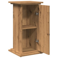Produktbild för Piedestal med förvaring ek 31x30x60 cm konstruerat trä