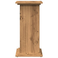 Produktbild för Piedestal med förvaring ek 31x30x60 cm konstruerat trä
