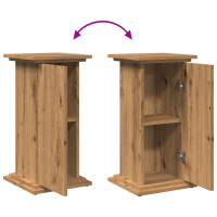 Produktbild för Piedestal med förvaring ek 31x30x60 cm konstruerat trä