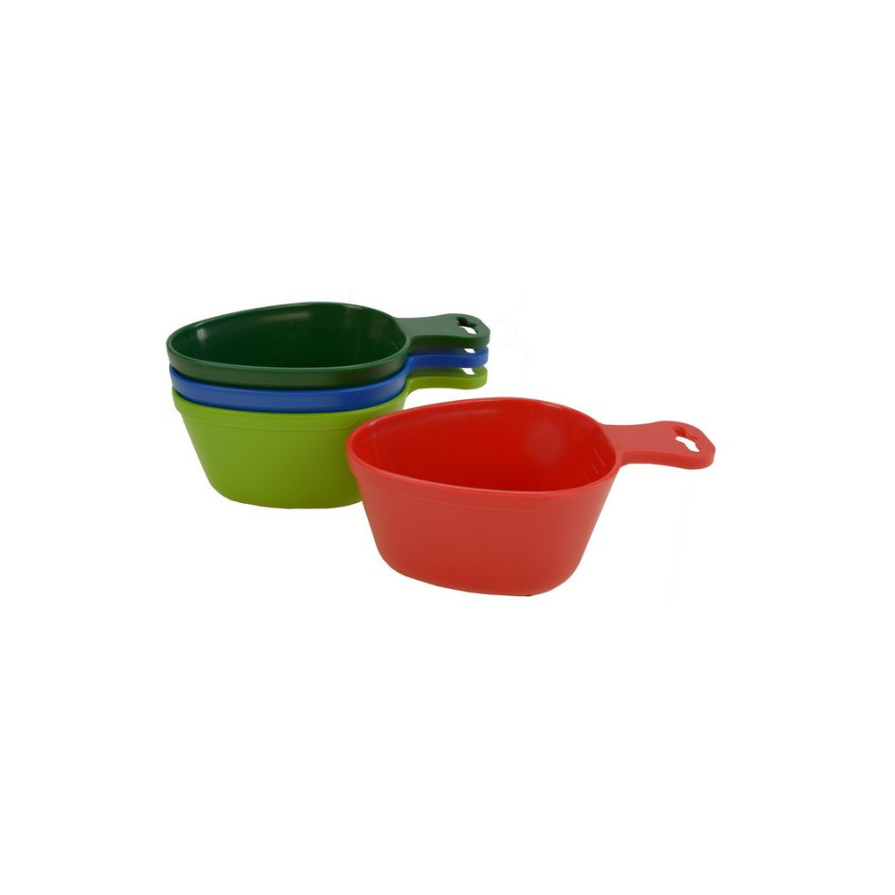 Produktbild för Kåsa / kopp i hård plast,sorterade färg.