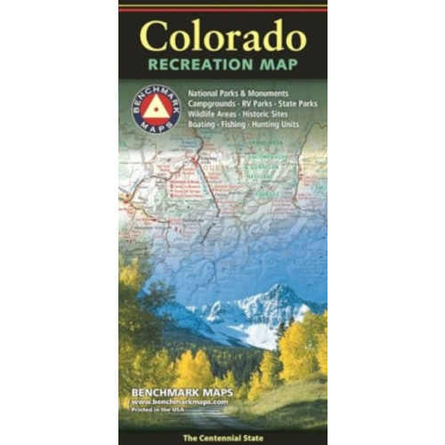 Benchmark Maps Colorado Recreation Map