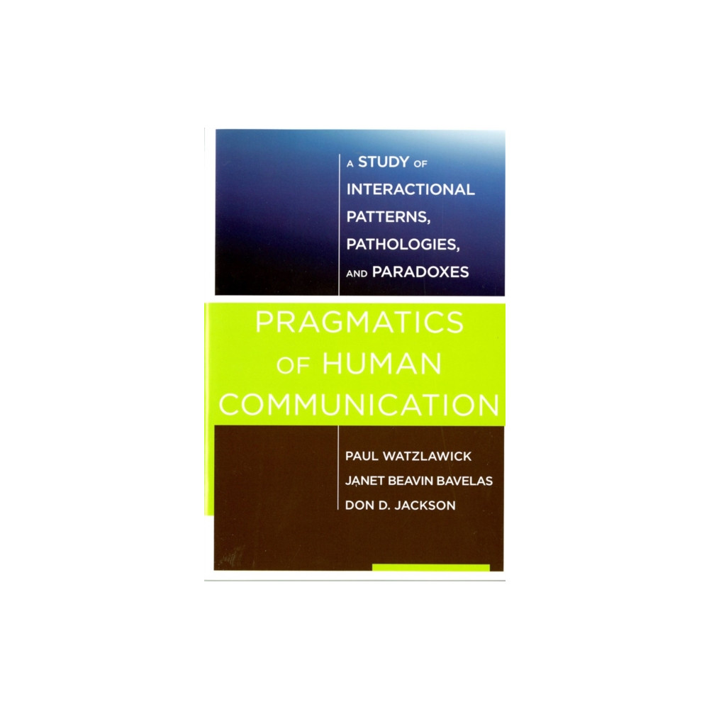 Produktbild för Pragmatics of Human Communication (häftad, eng)