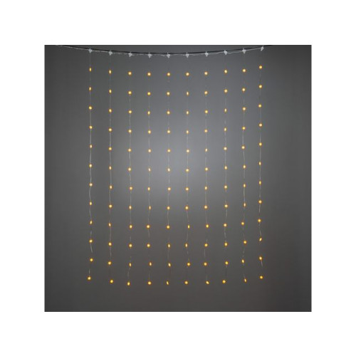 KONSTSMIDE Ljusslinga gardin Star LED usb 135x180cm