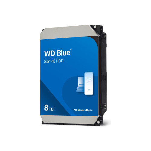 Western Digital WD Blue WD80EAAZ - hårddisk - 8 TB - SATA 6Gb/s