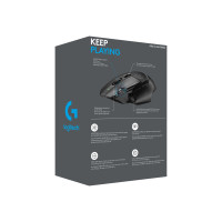 Produktbild för Logitech G G502 X LIGHTSPEED - mus - 2.4 GHz - svart