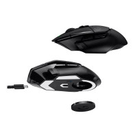 Produktbild för Logitech G G502 X LIGHTSPEED - mus - 2.4 GHz - svart