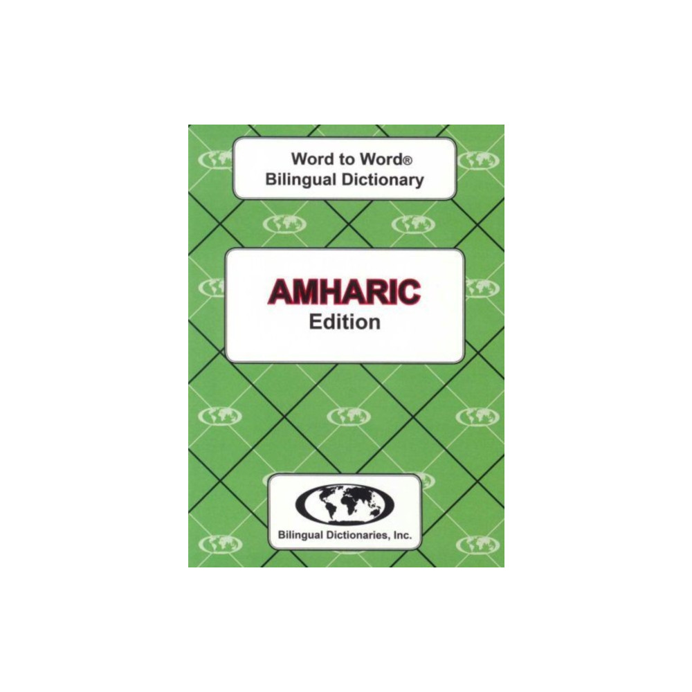 Produktbild för English-Amharic & Amharic-English Word-to-Word Dictionary (häftad, eng)