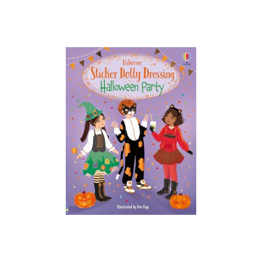 Produktbild för Sticker Dolly Dressing Halloween Party (häftad, eng)