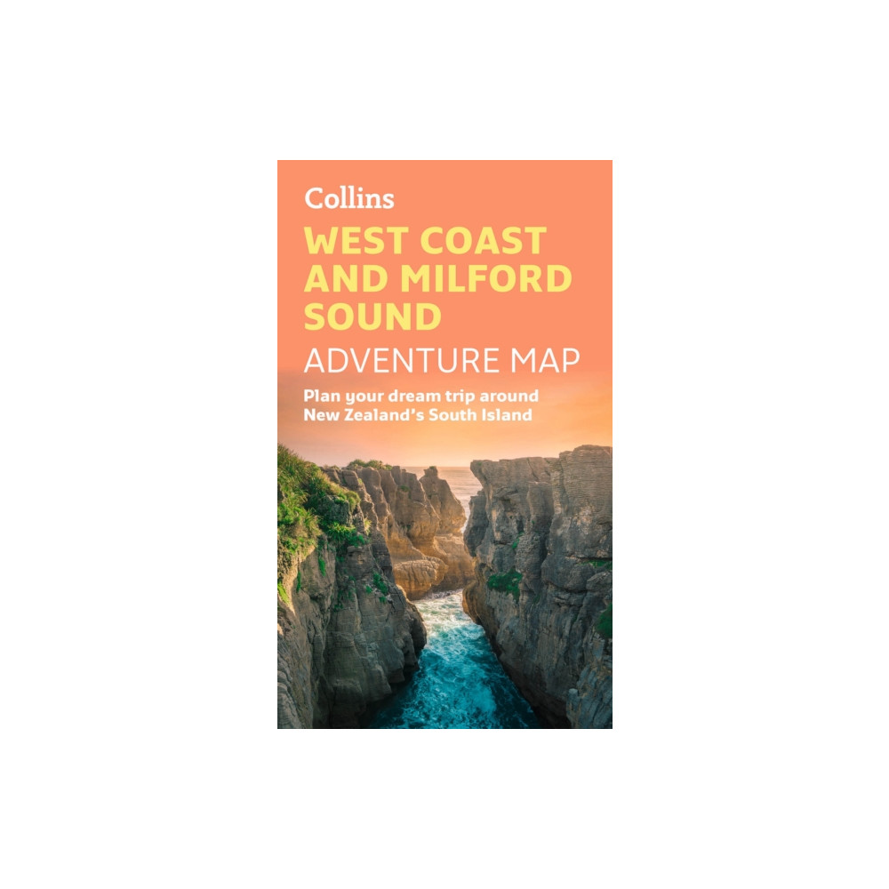Produktbild för West Coast and Milford Sound Adventure Map