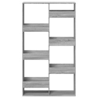 Produktbild för Bokhylla grå sonoma 100x33x175 cm konstruerat trä