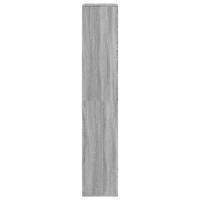 Produktbild för Bokhylla grå sonoma 100x33x175 cm konstruerat trä
