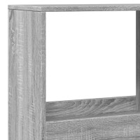 Produktbild för Bokhylla grå sonoma 100x33x175 cm konstruerat trä