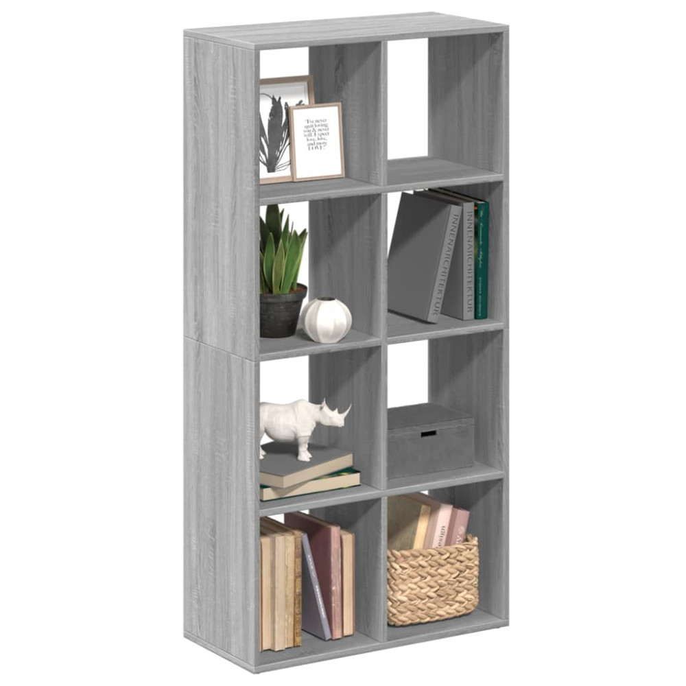 Produktbild för Bokhylla/Rumsavdelare 69,5x29x137,5 cm konstruerat trä