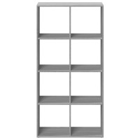 Produktbild för Bokhylla/Rumsavdelare 69,5x29x137,5 cm konstruerat trä